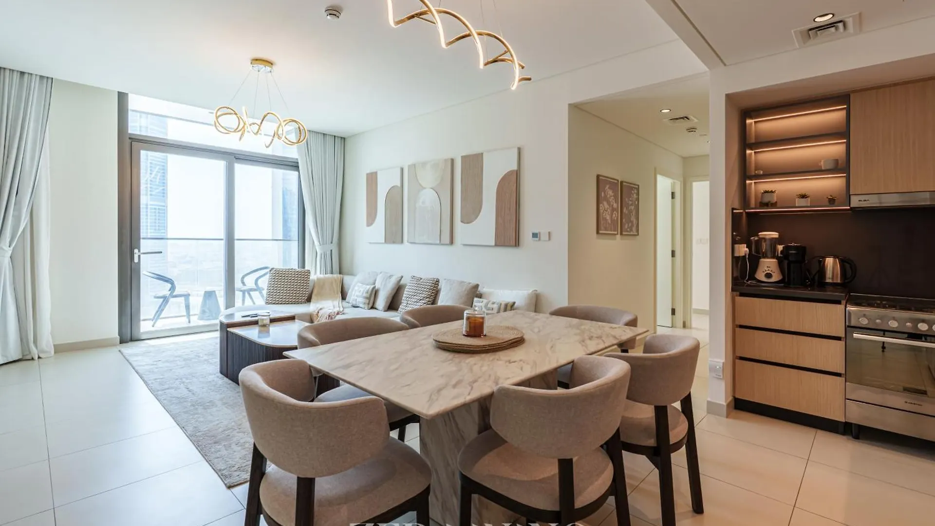 Zed Living - 2 Bedroom Next To Burj Khalifa - Burj Crown Dubai Apartment